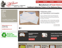 Tablet Screenshot of kadetstationery.com